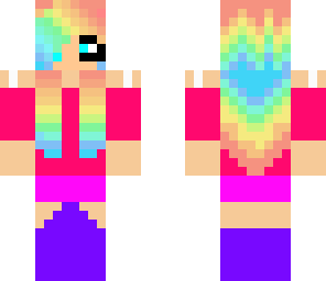rainbow girl