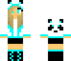 blue panda