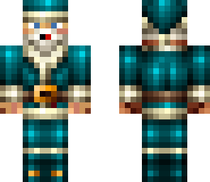 blue santa