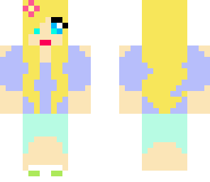 blonde pastel girl