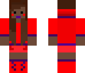 red and purple