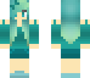 cyan girl