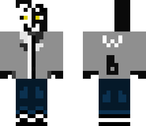 black white
