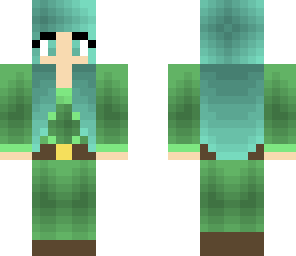 green suit