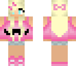 cute girl in pink 