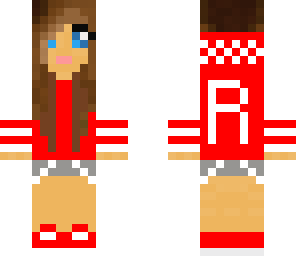 red teen girl 