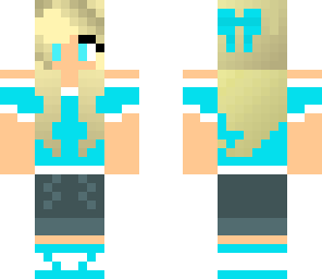 teal girl