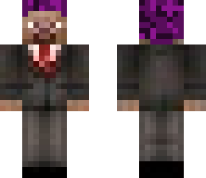 purpled haired steve