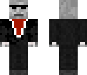 skeleton in suit