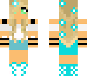 blue girl cute