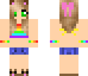 rainbow bear girl