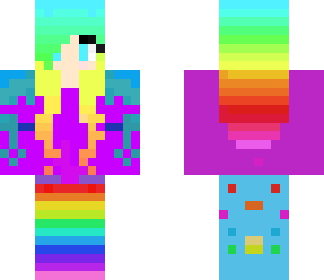 rainbow girl