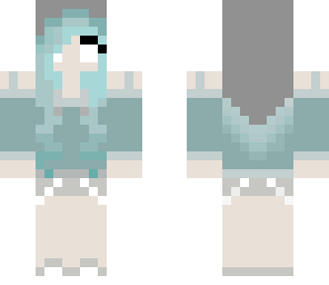 spooky blue girl