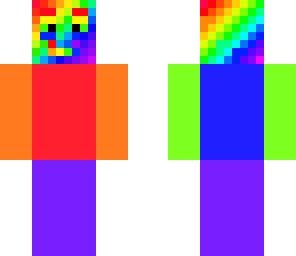 rainbow head