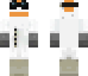 chicken in a lab coat