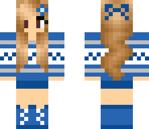 blue girl