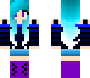 purple eye girl