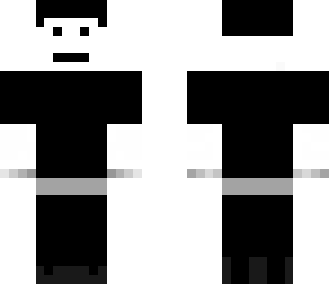 white and black