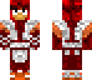 chiken ninja with orange touches