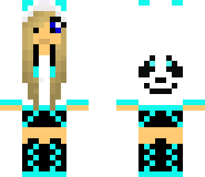 panda blue girls
