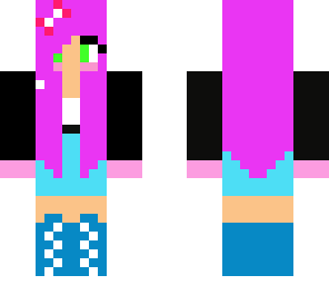 cute purple girl