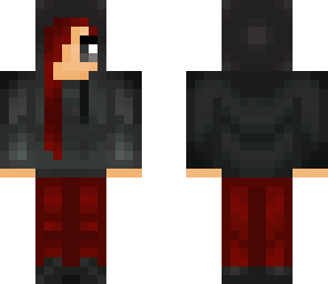 dark hooded girl