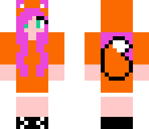 fox girl in hoodie