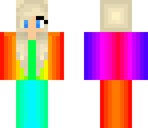 rainbow girl