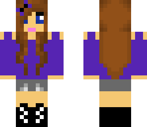 purple hot girl
