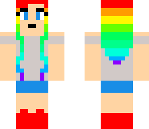rainbow girl