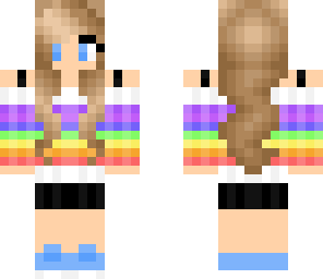 cute rainbow girl