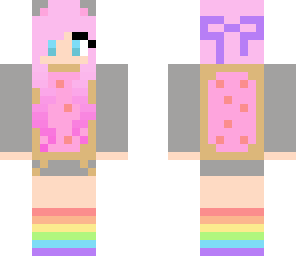 pink nyan cat girl mew mew