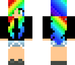 rainbow girl