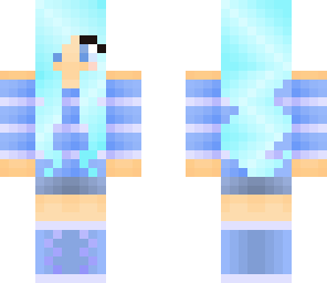 blue girl