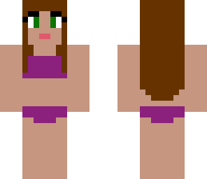 cute beach girl in bikini