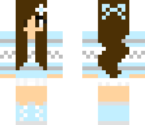 brunette winter girl
