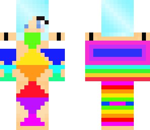 rainbow girl