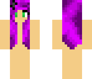 purple hair skin base