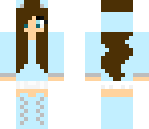 brunette panda girl