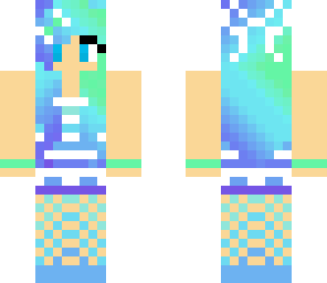 cute aqua girl