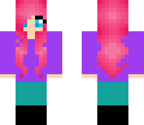 pink hair girl