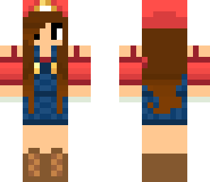mario brunette girl