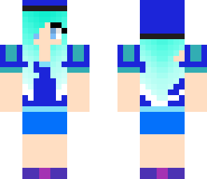 blue girl