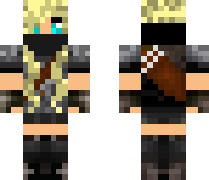 blonde archer girl
