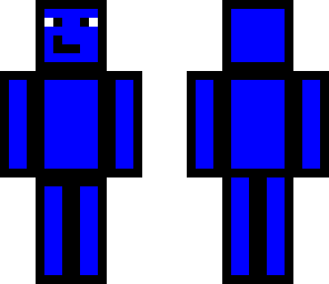blue man