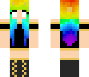 rainbow girl uniform
