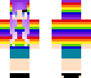 rainbow girl