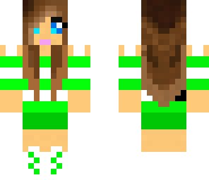 cute girl with colors a bit glitched