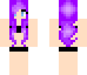 purple girl of the hotness
