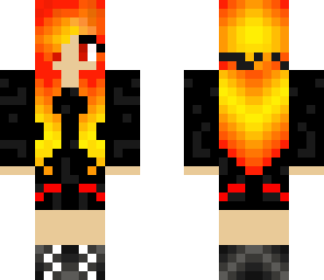 flaming hair